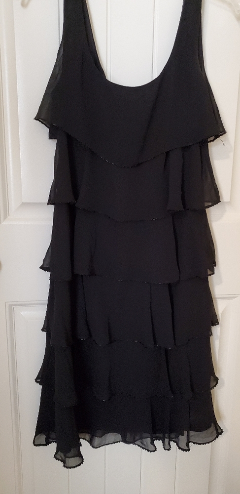 Black cocktail dress